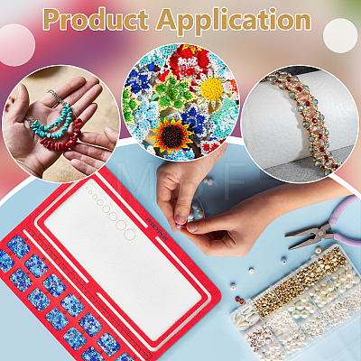 Felt Bead Design Board LS-DIY-WH0419-98A-02-1