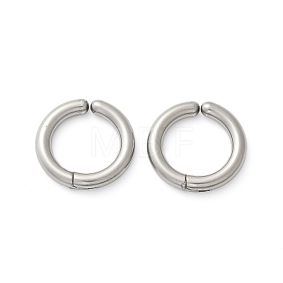 201 Stainless Steel Cuff Earring EJEW-C131-01B-P-1