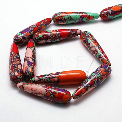 Synthetic Turquoise Beads Strands TURQ-I003-02A-1