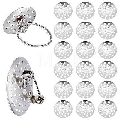 Iron Finger Ring/Brooch Sieve Findings IFIN-SC0001-34-1