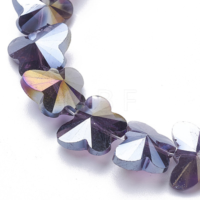 Electroplate Glass Beads EGLA-Q091-14mm-B03-1