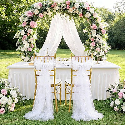 Nylon Mesh Fabrics DIY-WH0622-647B-1