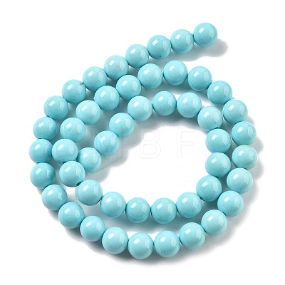 Synthetic Turquoise Beads Strands G-A255-A04-01B-1