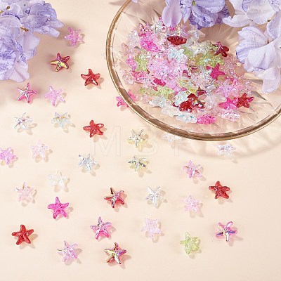 120Pcs 8 Colors Electroplate Glass Beads EGLA-TA0013-81-1