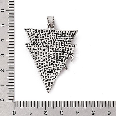 Tibetan Style Alloy Pendants X-FIND-B040-18AS-1
