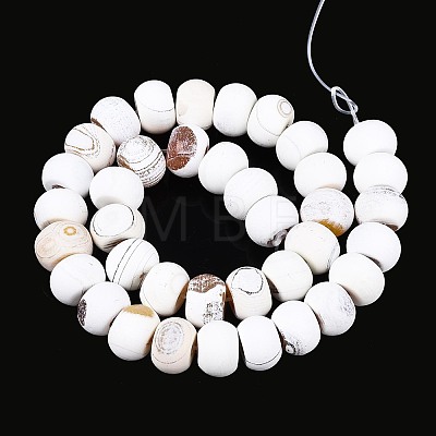 Dyed Natural Agate Beads Strands G-T144-26A-1