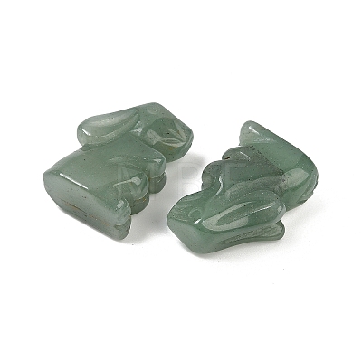 Natural Green Aventurine Rabbit Display Decorations G-R007-02G-1