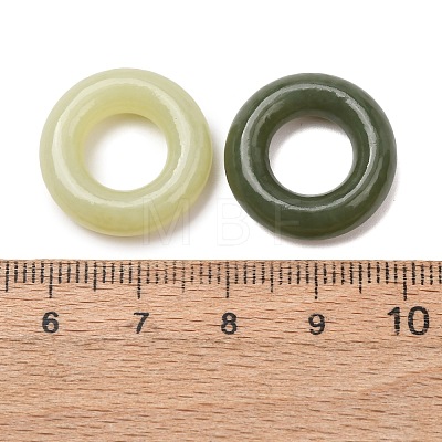 Natural Nephrite Jade/Hetian Jade Linking Rings G-Z155-09A-1