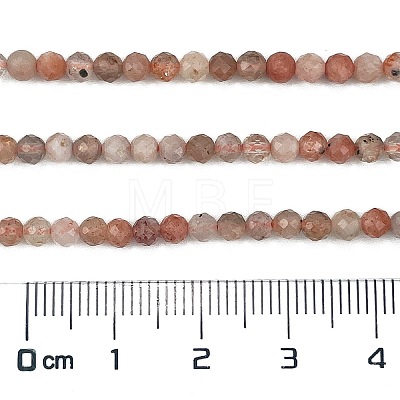 Natural Sunstone Beads Strands G-L597-C01-01-1