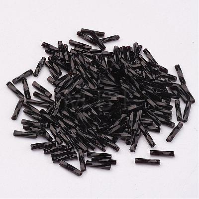 Glass Twisted Bugle Beads SEED-E002-6mm-849-1