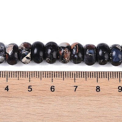 Dyed Synthetic Imperial Jasper Beads Strands G-P529-E01-A07-1