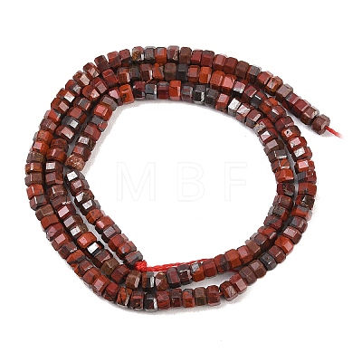 Natural Brecciated Jasper Beads Strands G-G345-C07-2x4mm-1