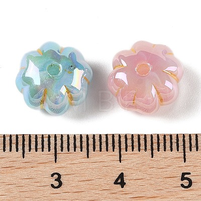 Opaque Acrylic Beads OACR-G035-07-1
