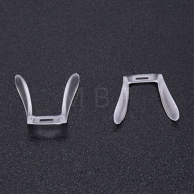 Plastic Eyeglass Nose Pads KY-WH0032-02-1