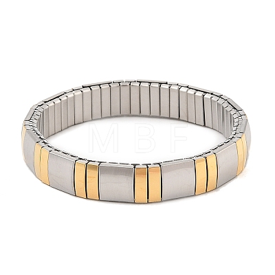 304 Stainless Steel Stretch Bracelets BJEW-U015-03G-02-1