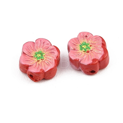 Printed Cinnabar Beads CARL-A001-01B-1