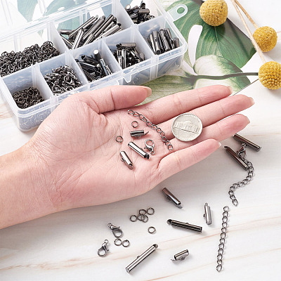  DIY Jewelry Findings Kits DIY-TA0008-50B-1