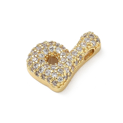 Brass Micro Pave Cubic Zirconia Pendants KK-A300-02G-D-1