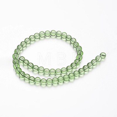 Glass Round Bead Strands GLAA-I028-8mm-10-1