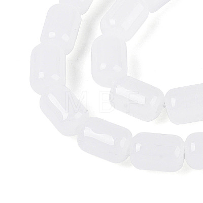 Imitation Jade Glass Beads Strands GLAA-T028-14J-01-1
