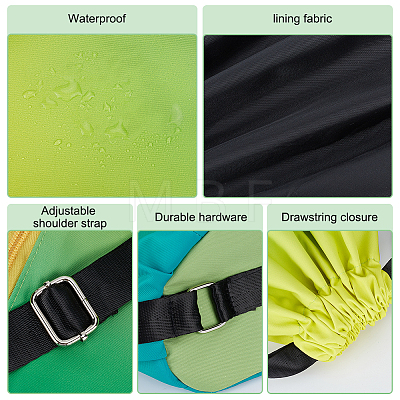 Oxford Cloth Drawstring Waterproof Backpack ABAG-WH0032-65B-1