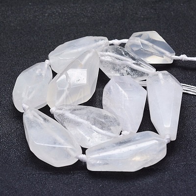 Natural Quartz Crystal Beads Strands G-F531-K05-1