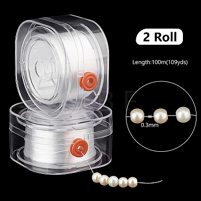 100M Elastic Crystal Thread EW-WH0014-05-1