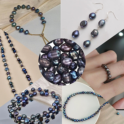 50Pcs Large Hole Pearl Beads PEAR-LT0001-09C-1