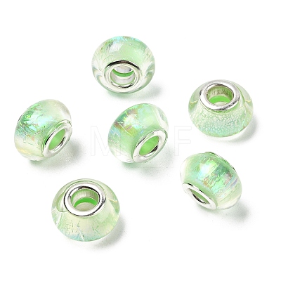 Drawbench Resin European Large Hole Beads DACR-S011-06-1