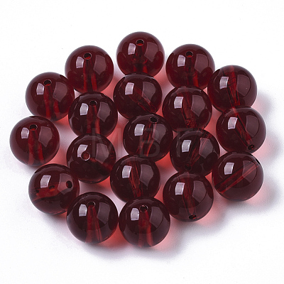 Transparent Acrylic Beads OACR-S037-001A-1