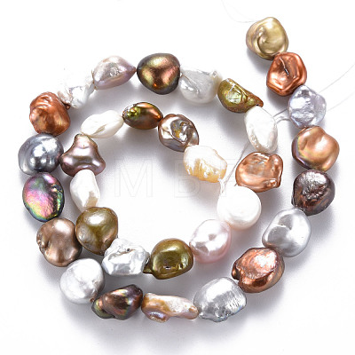Natural Keshi Pearl Beads Strands PEAR-S021-234-1