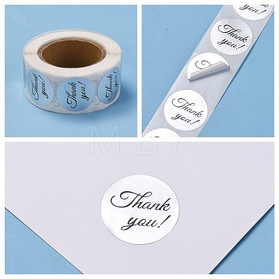1 Inch Thank You Stickers DIY-G025-J01-1