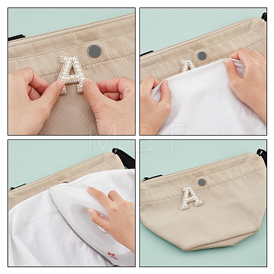   26Pcs ABS Imitation Pearl Self-Adhesive Clothing Patches DIY-PH0009-14-1
