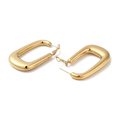 Rack Plating 304 Stainless Steel Hoop Earrings for Women EJEW-Z026-33G-1