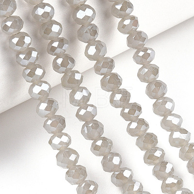 Electroplate Glass Beads Strands EGLA-A034-J6mm-A15-1