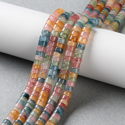 Dyed Natural White Jade Beads Strands G-H230-62-1