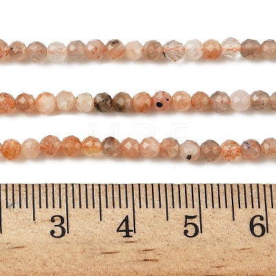 Natural Peach Moonstone Beads Strands G-J400-E16-02-3MM-A-1