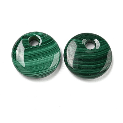 Natural Malachite Pendants G-Q185-01B-01-1