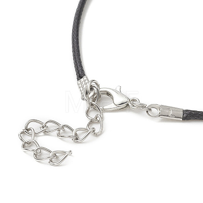 Mixed Gemstone Moon Pendant Necklaces for Women NJEW-JN04270-1
