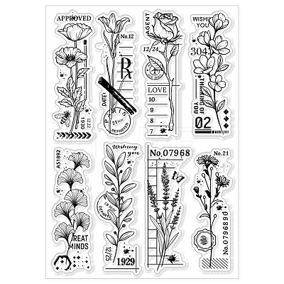 Custom PVC Plastic Clear Stamps DIY-WH0618-0054-1