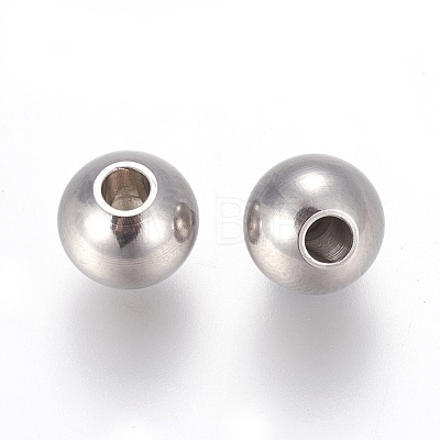 201 Stainless Steel Beads STAS-F170-02P-A-1