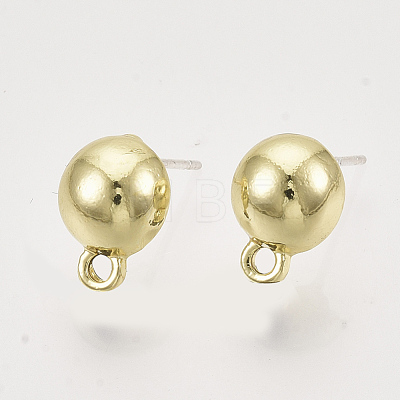 Alloy Stud Earring Findings PALLOY-S121-254A-1