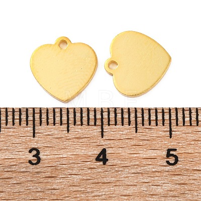 925 Sterling Silver Blank Heart Charms STER-F057-03G-01-1