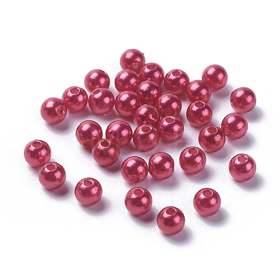 Imitation Pearl Acrylic Beads PL609-13-1