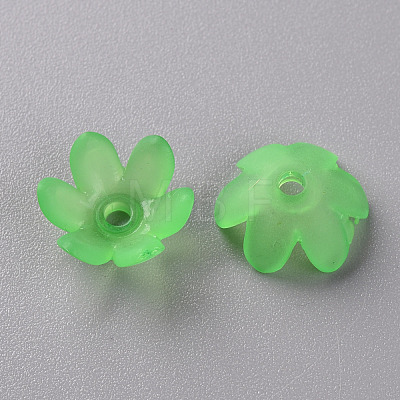 Frosted Acrylic Bead Caps MACR-S371-07A-734-1