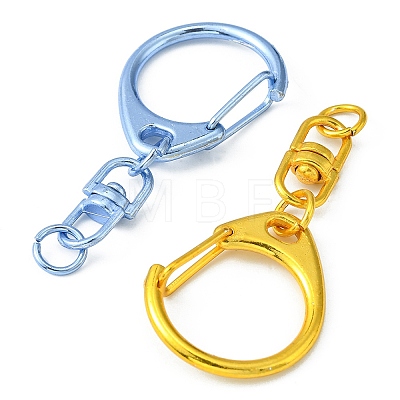 10Pcs Spray Painted Alloy Swivel Snap Hook FIND-YW0001-78-1