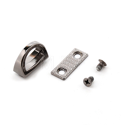 Zinc Alloy Bag Connector Anchor Buckles FIND-WH0090-56B-1