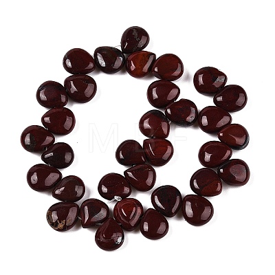 Natural Red Rainbow Jasper Beads Strands G-T138-132-1