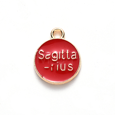 Alloy Enamel Pendants LS-ENAM-S124-01B-07F-1