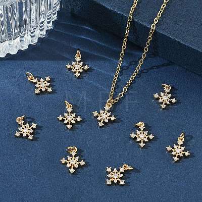 SHEGRACE Brass Micro Pave Cubic Zirconia Pendants XGRQ3D032-487G-1